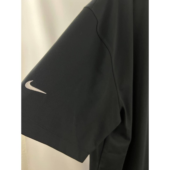 Nike Solid Black Golf Polo Uniform Work Shirt Smoothie King Size 3XL Collectible - Picture 5 of 5